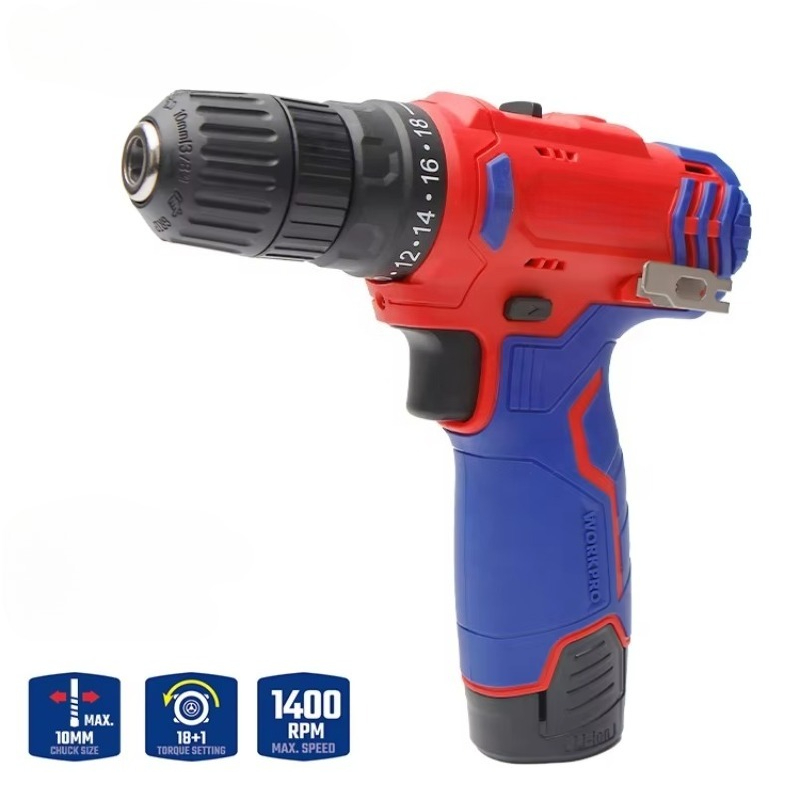 Power Drill Cordless - مثقاب لاسلكي 12 فولت 10 مم