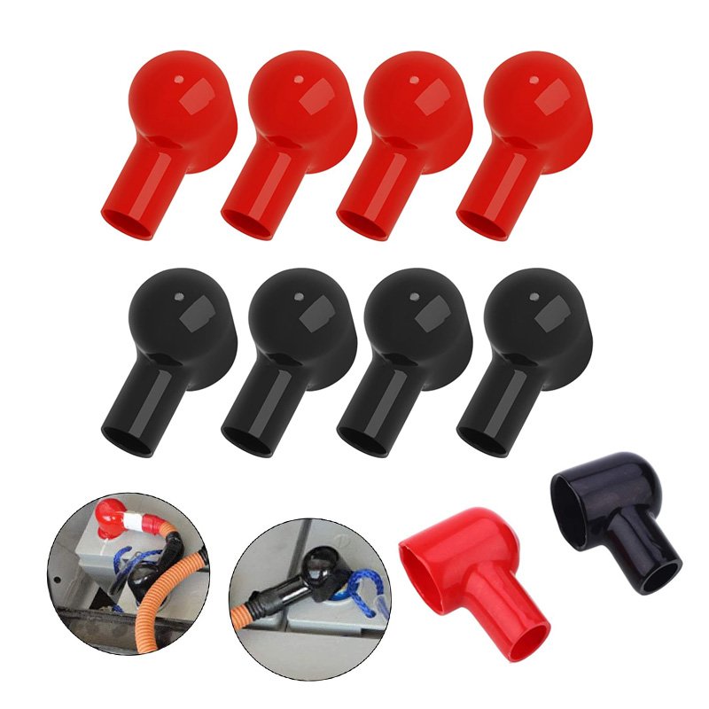 Wire Connector Cap - بطارية محطة الأحذية العازلة يغطي أحمر/أسود