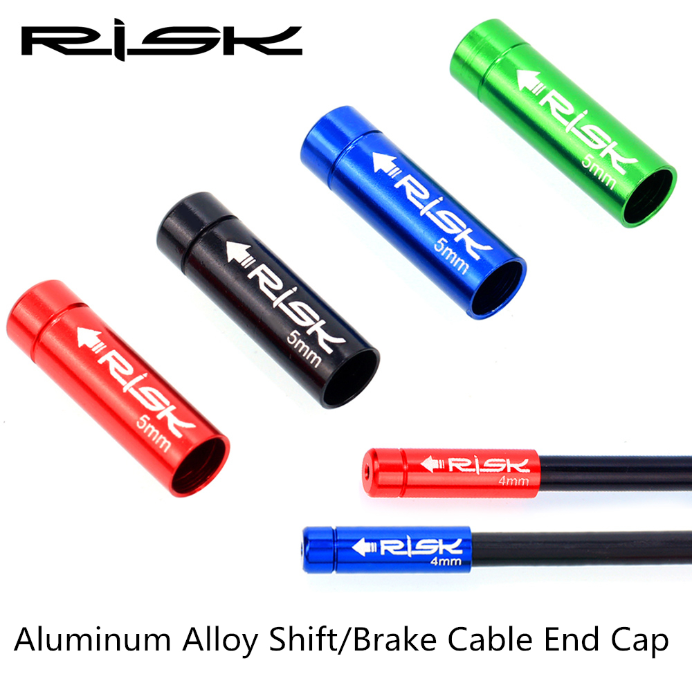 Wire Connector Cap - 10 قطعة سبائك الألومنيوم دراجة كابل