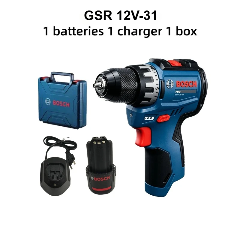 Power Drill Cordless - مثقاب بوش بروفيشنال GSR 12V-31 اللاسلكي،