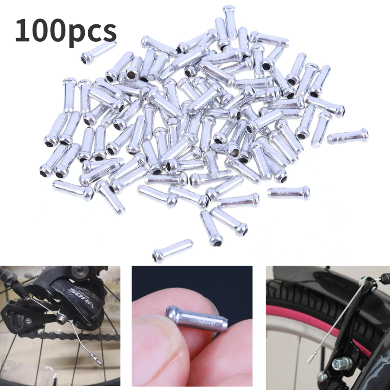 Wire Connector Cap - قبعات نهاية كابل دراجة من سبائك