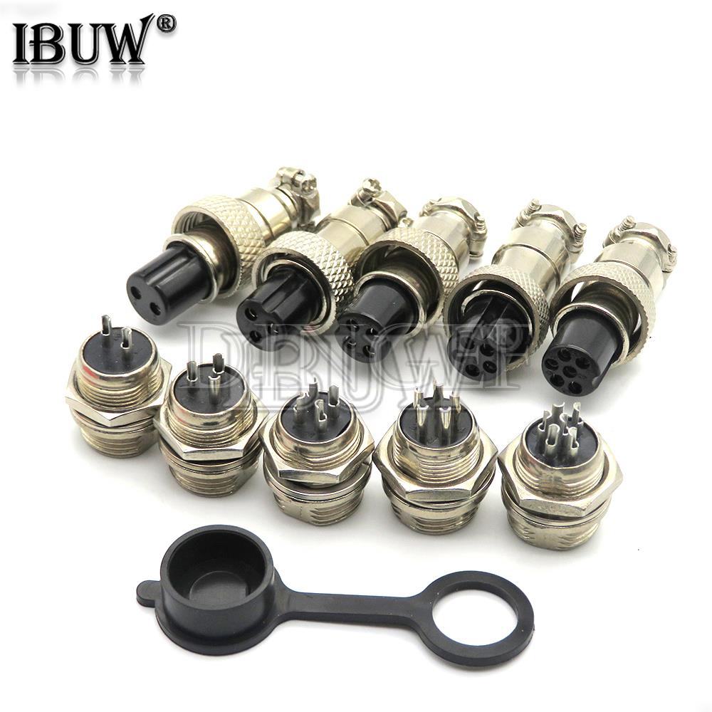 Wire Connector Cap - 1 مجموعة/وحدة GX12 2/3/4/5/6/7 دبوس ذكر