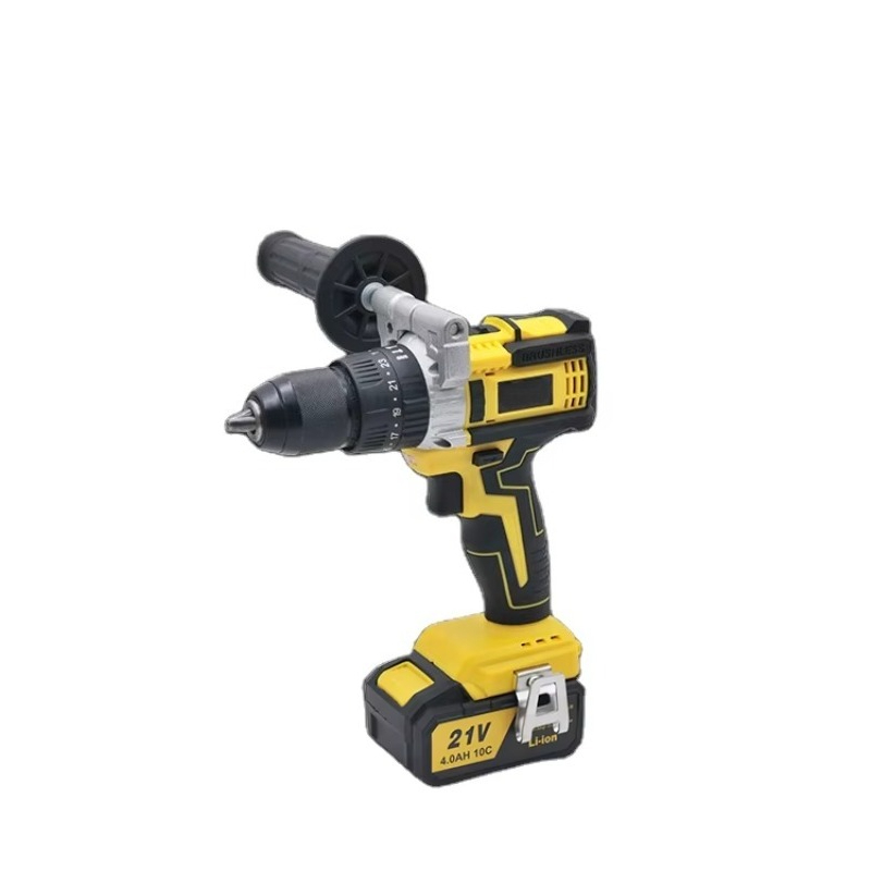 Power Drill Cordless - مثقاب طرق لاسلكي 21 فولت بمحرك