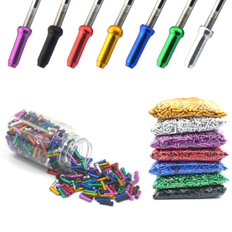 Wire Connector Cap - 100 قطعة دراجة التحول كابل فرامل