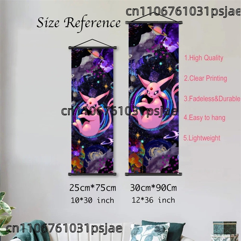 ديكورات Espeon Pokémon Scroll، - مراجعة Home Improvement Furniture وسعره