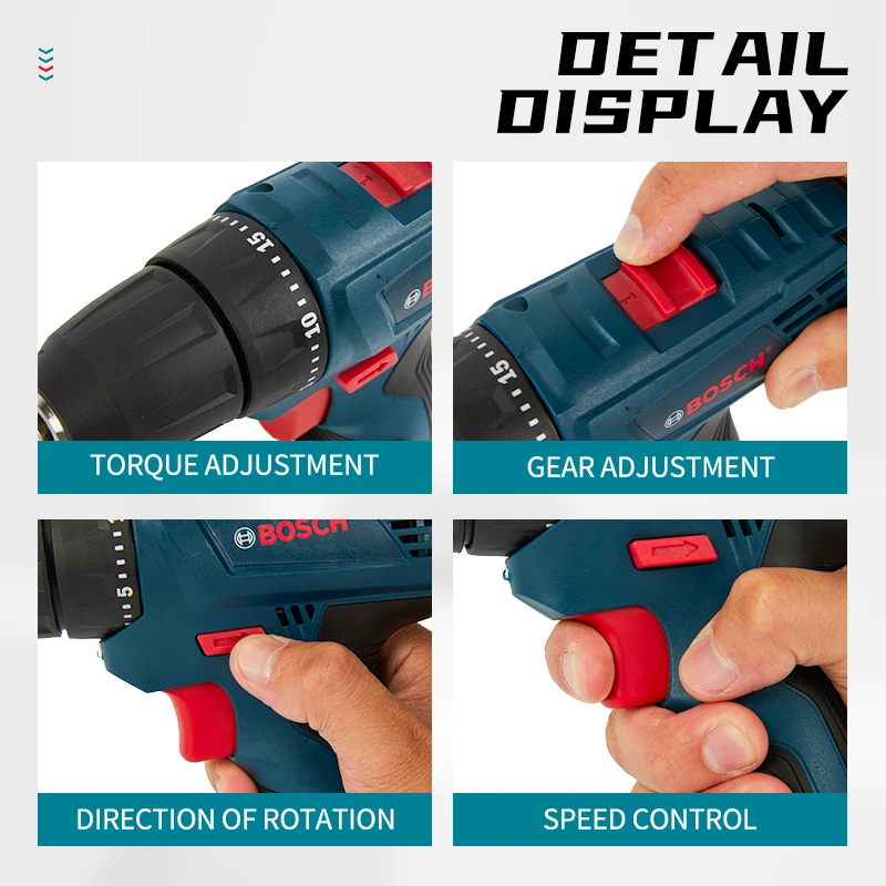 مثقاب كهربائي احترافي من بوش G - مراجعة Power Drill Cordless وسعره