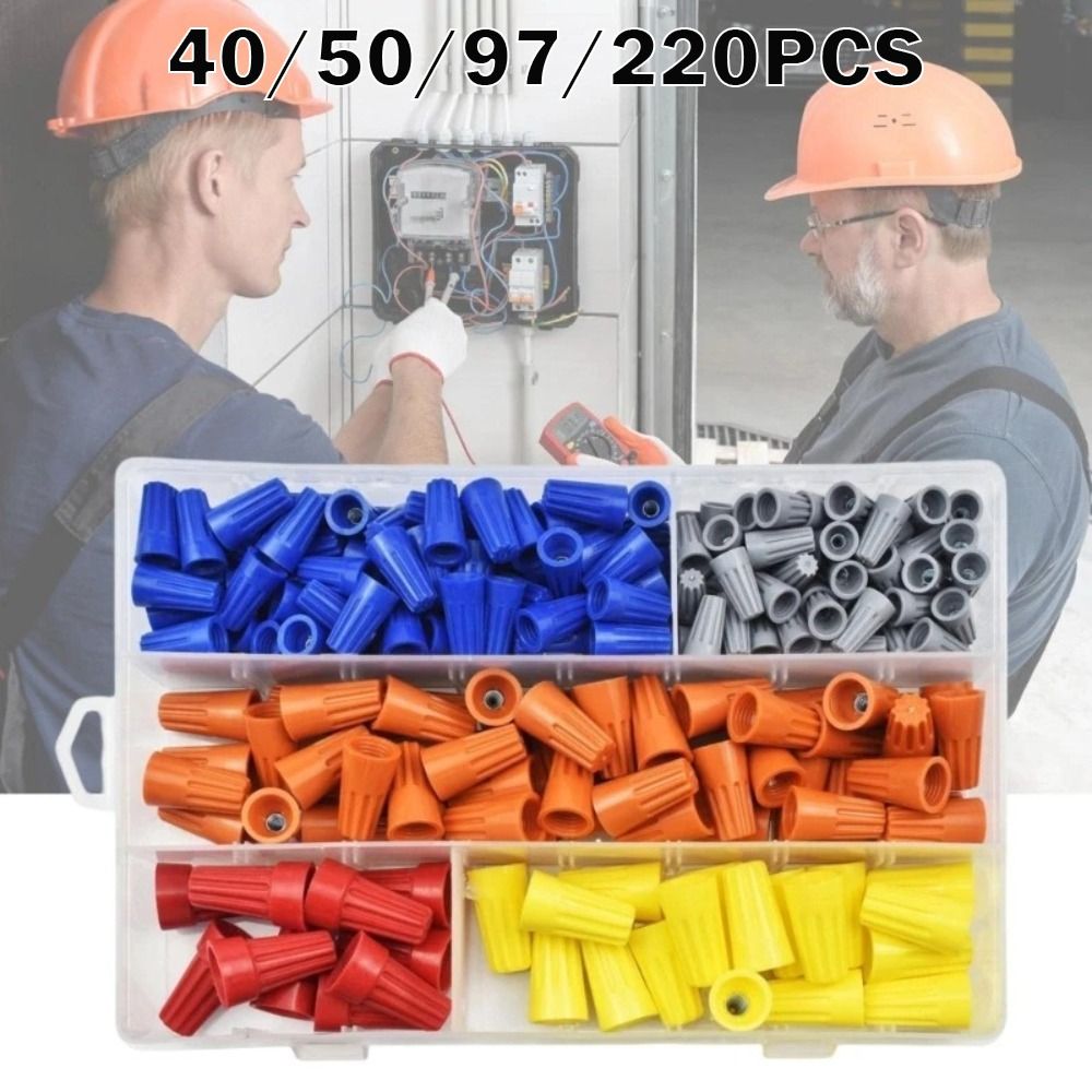 موصل سلك سريع الجوز موصلات الأ - مراجعة Wire Connector Cap وسعره