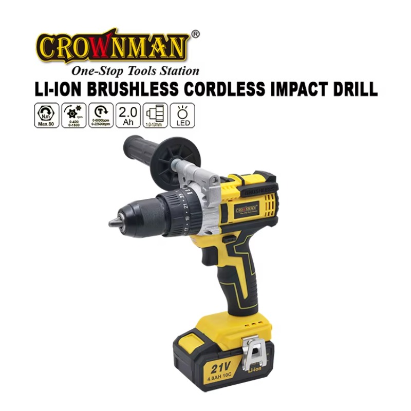 مثقاب طرق لاسلكي 21 فولت بمحرك - مراجعة Power Drill Cordless وسعره