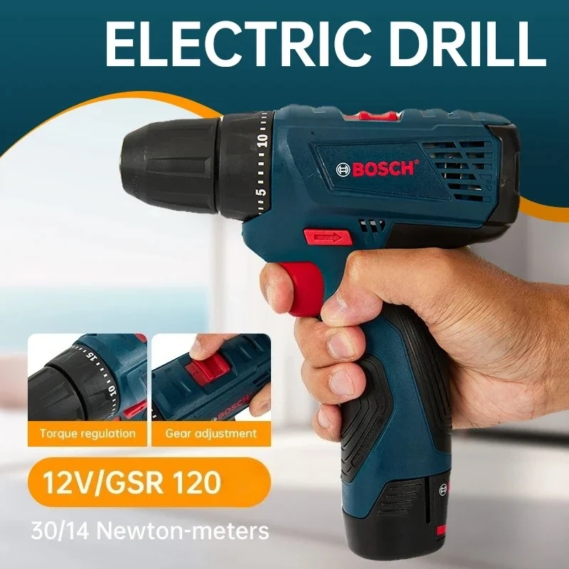 مثقاب بوش GSR120 اللاسلكي المت - مراجعة Power Drill Cordless وسعره