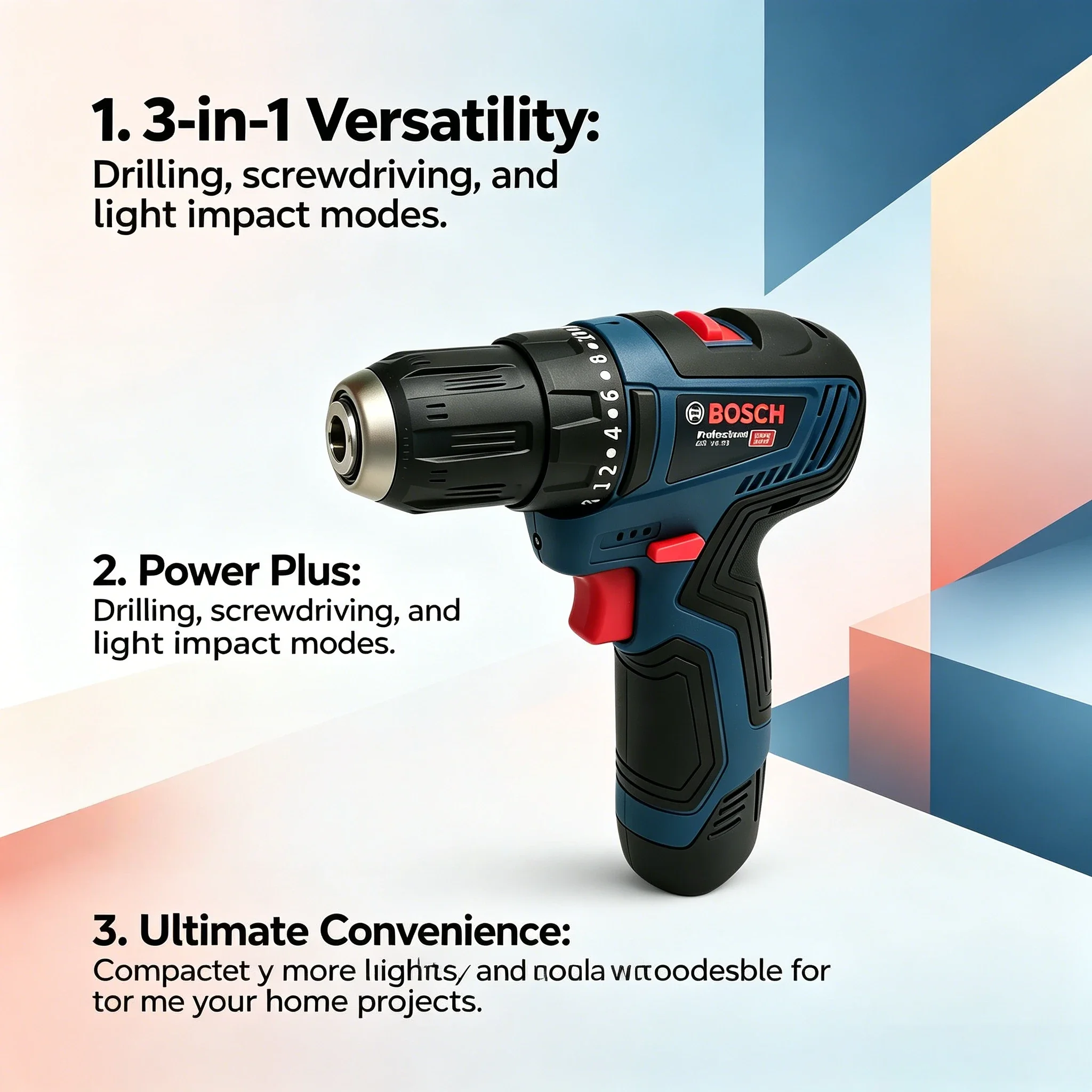 مثقاب كهربائي بوش GSB 12V-30 ا - مراجعة Power Drill Cordless وسعره