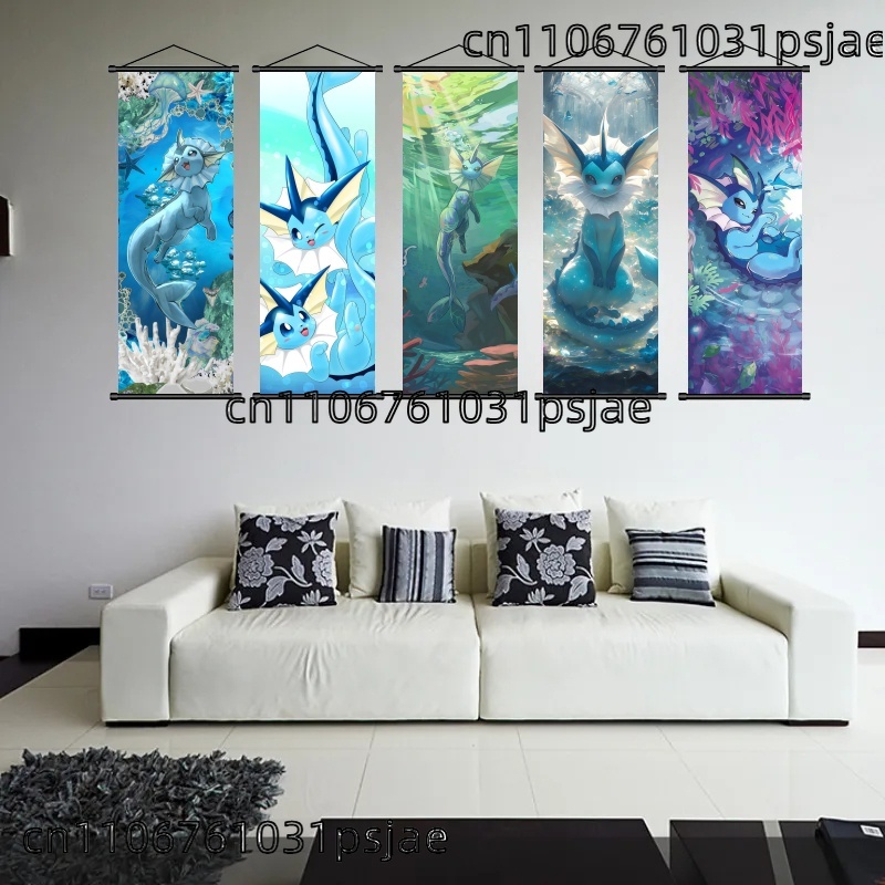 ديكورات Vaporeon Pokémon Scrol - مراجعة Home Improvement Furniture وسعره